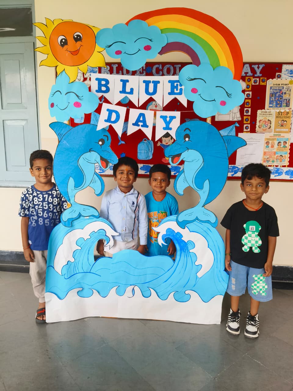 Blue Colour Day Celebration