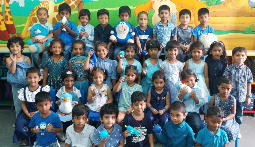 Blue Colour Day Celebration